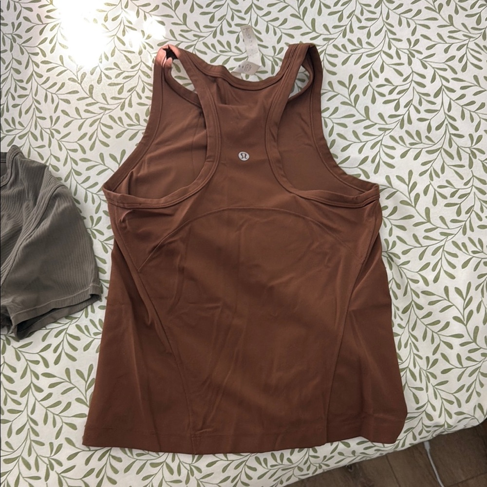 lululemon athletica Women’s Brown Racerback Tank